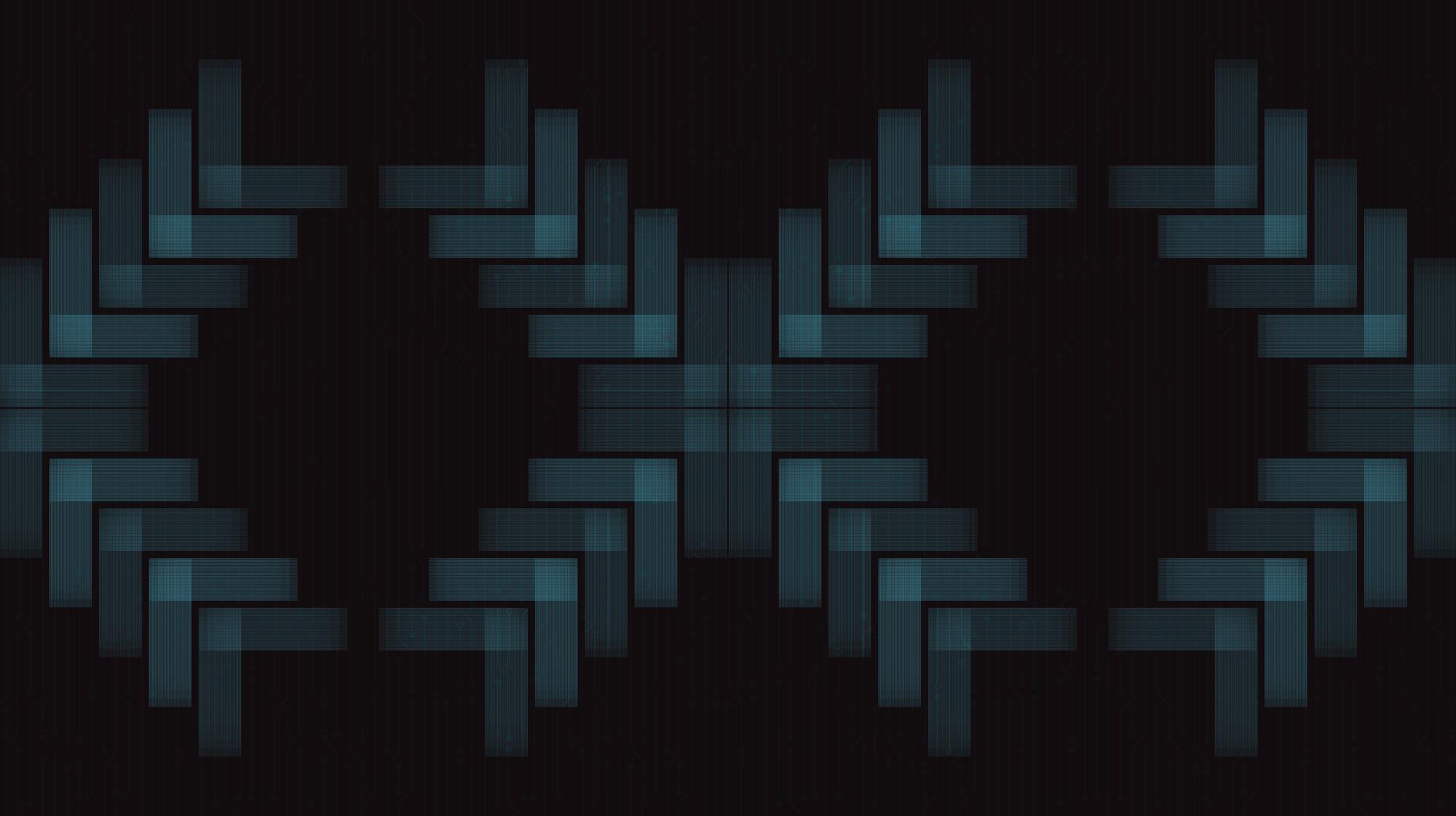 Geometrinės linijos ant tamsaus fono